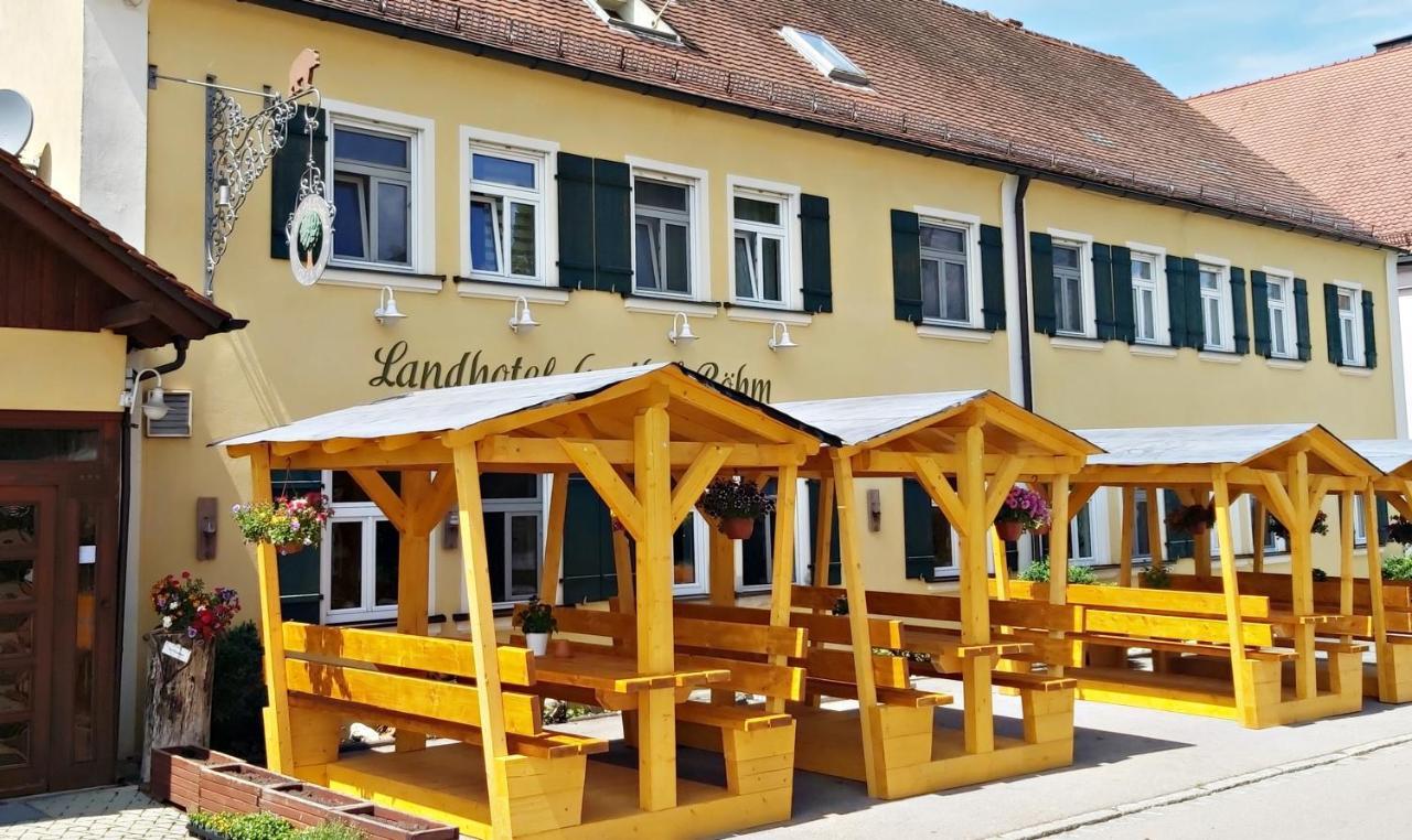 Landhotel Zum Boehm ロート エクステリア 写真